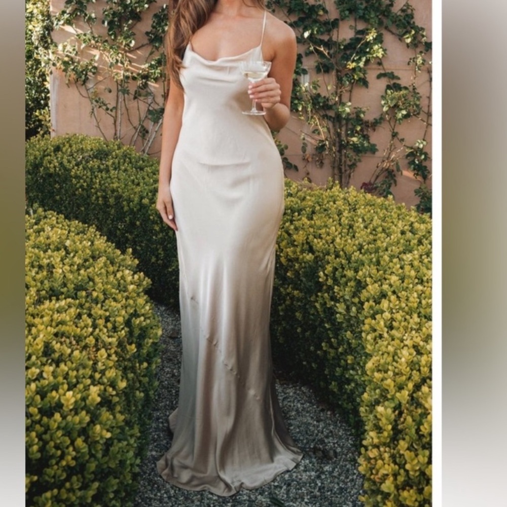 Mumu Dress - Champagne